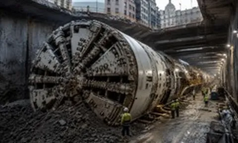 Phát hiện một cỗ máy dài gần 100m âm thầm 'nuốt chửng' đất đá dưới lòng đất suốt 2 tháng: Tạo ra thứ thay đổi cách di chuyển của 7 triệu người