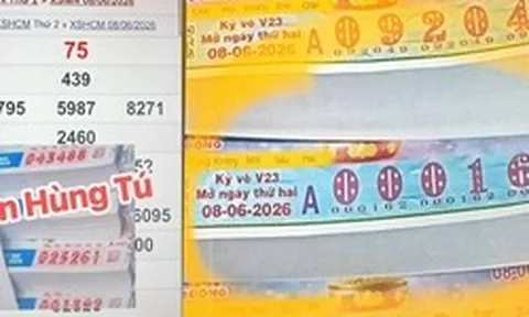 Hai cây vé xổ số miền Nam bất ngờ cùng trúng tại 1 tỉnh