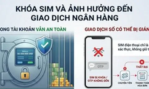 Khóa SIM sau 15/6: Có mất tiền trong tài khoản ngân hàng không?