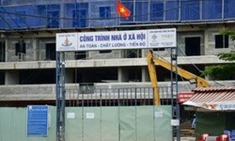 Cận cảnh khu nhà ở xã hội cho dự án rạch Xuyên Tâm sau gần 1 năm thi công
